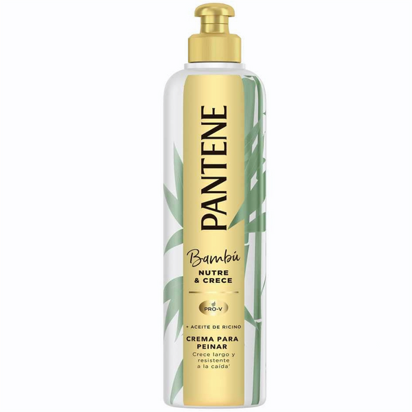 Pantene Pro V Bamboo Styling Cream - 300ml/10.14 Fl Oz - With Water, Glycerin, Dimethicone & More