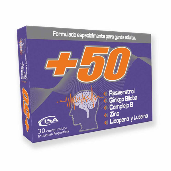 50 Isa Supplement +50 (30 Units) - Supports Healthy Energy, Immune, Digestion & Brain Function