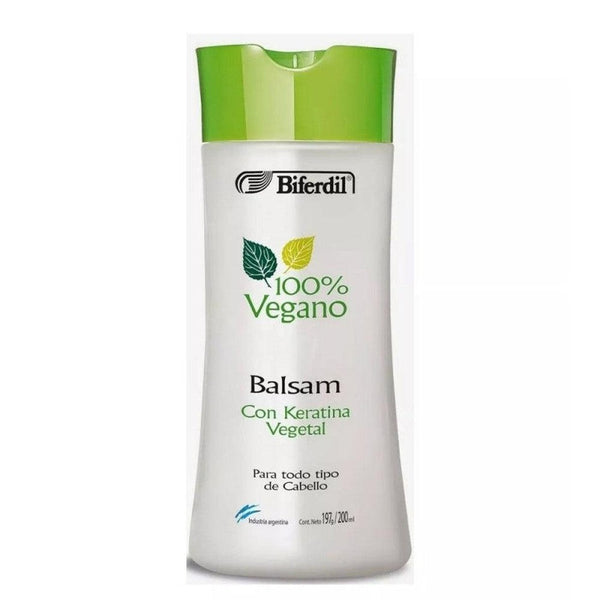 Biferdil 100% Vegan Keratin Balm Conditioner (200Ml / 6.76Fl Oz) Natural Care for All Hair Types