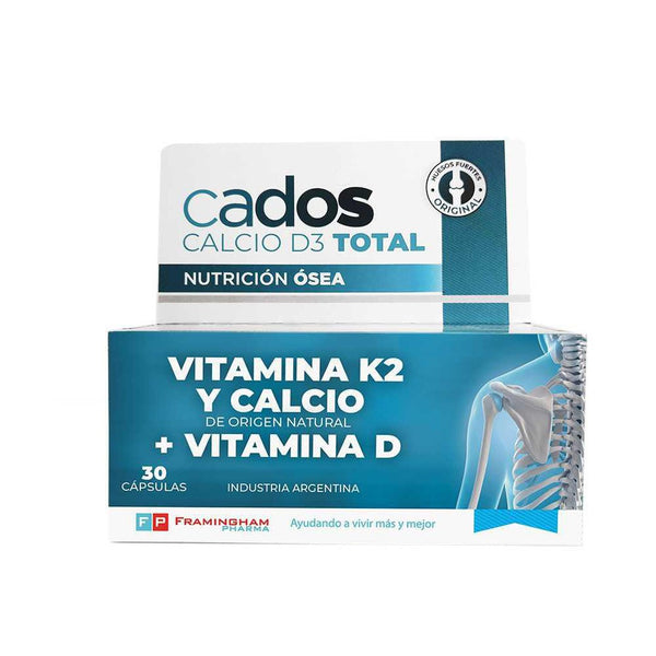 Cados Calcium D3 Total Bone Nutrition Vitamin K2(30 Tablets Ea.)Supports Healthy Bones, Teeth & Reduces Risk of Fractures