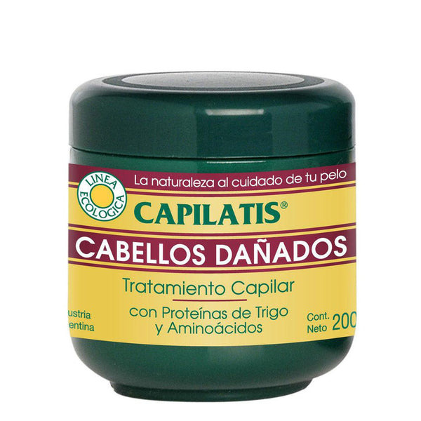 Capilatis Treatment Damaged Hair 200Gr/7.1Oz with Wheat Proteins, Amino Acids & Natural Shine