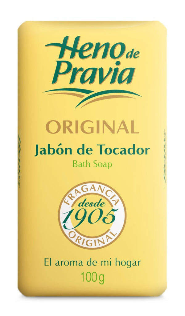Heno De Pravia Original Soap - 100Gr / 3.38Oz - Natural Moisturizing, Soothing, Anti-Inflammatory Properties - For All Skin Types