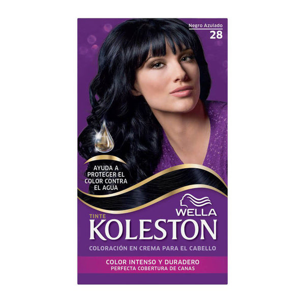 Koleston Hair Coloring Kit 28 Blue Black - Best Hair Color Kit for Professional Salon Quality Results (1 Pack)