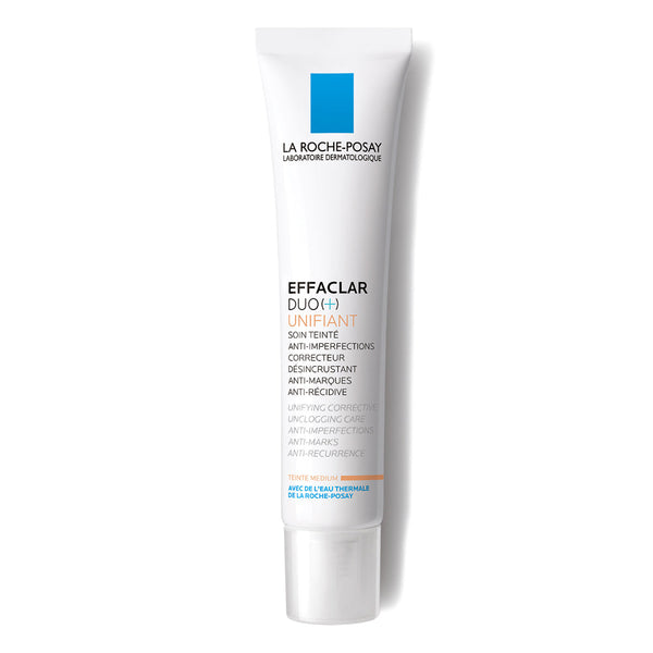 La Roche-Posay Effaclar Duo [+] Unifiant: Non-Comedogenic, Non-Greasy, SPF25 & Fragrance-Free with Light Coverage to Reduce Redness & Blemishes