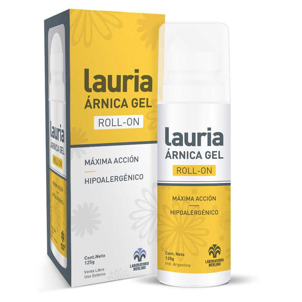 Lauria Arnica Gel Roll On (125G / 4.4Oz): Reduce Inflammation & Swelling, Stimulate Blood Circulation & Relieve Discomfort