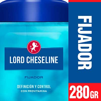 Lord Cheseline Classic Hair Styling Gel (280Gr/9.46Oz) - Natural Ingredients, Strong Hold, Non-Greasy, UV Protection