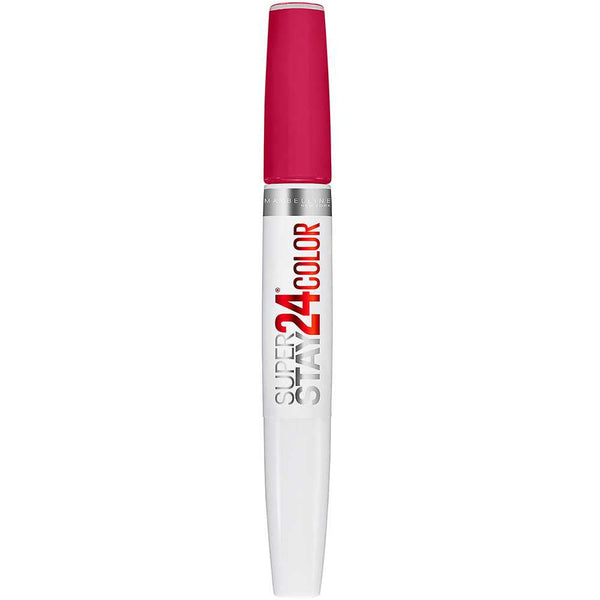 Maybelline Superstay 24H Smile Brightener - 865 Bleached Red O-Proof Formula, Non-Smudging, Non-Fading, Easy Removal with Acetone & No-Chip Finish