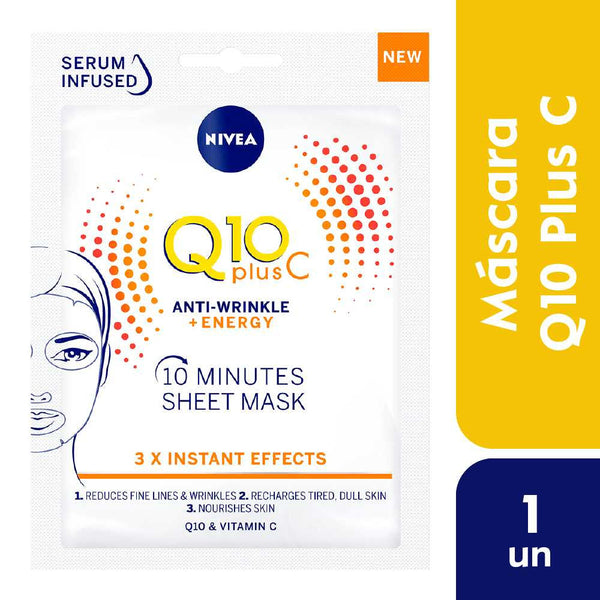Nivea Q10+C Anti Age Mask: Instantly Reduce Signs of Fatigue and Smooth Fine Lines and Wrinkles