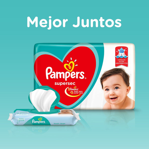 Pampers SuperSec Diapers Medium (66 Units Ea.): Ultimate Protection with Super Absorbency, Breathable Material, and Nightlock Technology